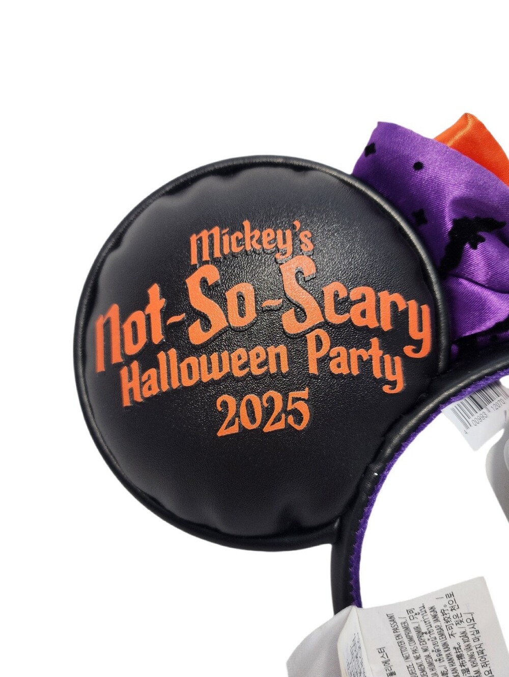 Disney Parks 2025 Mickey's Not So Scary Halloween Party Exclusive Ears - NWT - Picture 6 of 11